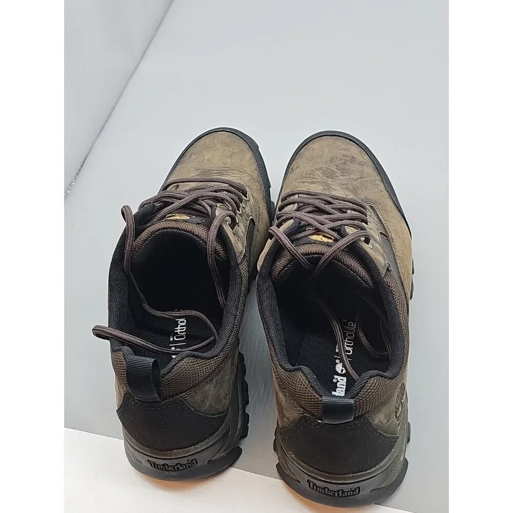 Timberland Keele Ridge Hiking Boots‎ Mens Brown Leather Lace-Up Waterproof - 9.5
